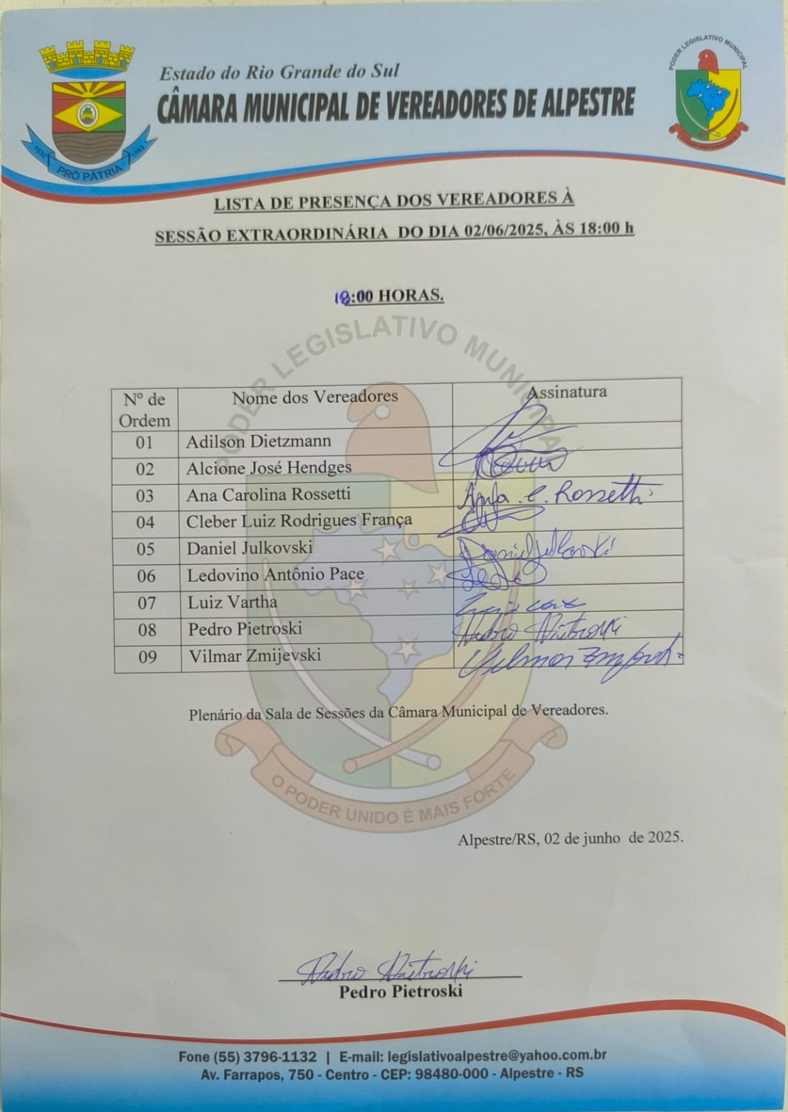 presença